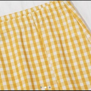 Yellow women’s skirt